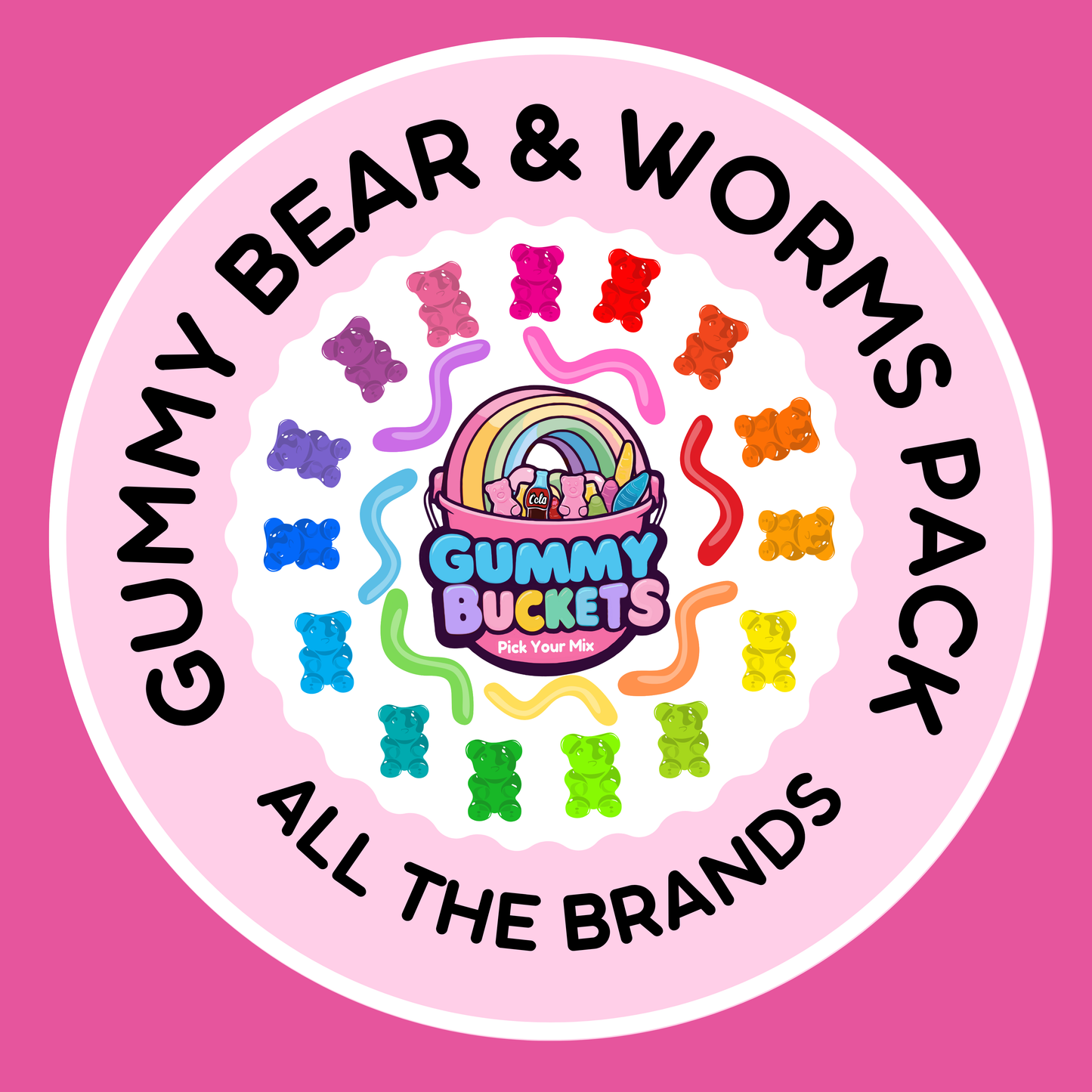 All Bears & Worms Gummy Mix (Pick Size)