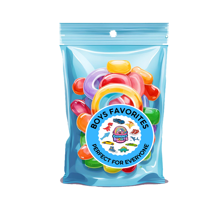 1 Pound Bag of Boy themed gummy candy
