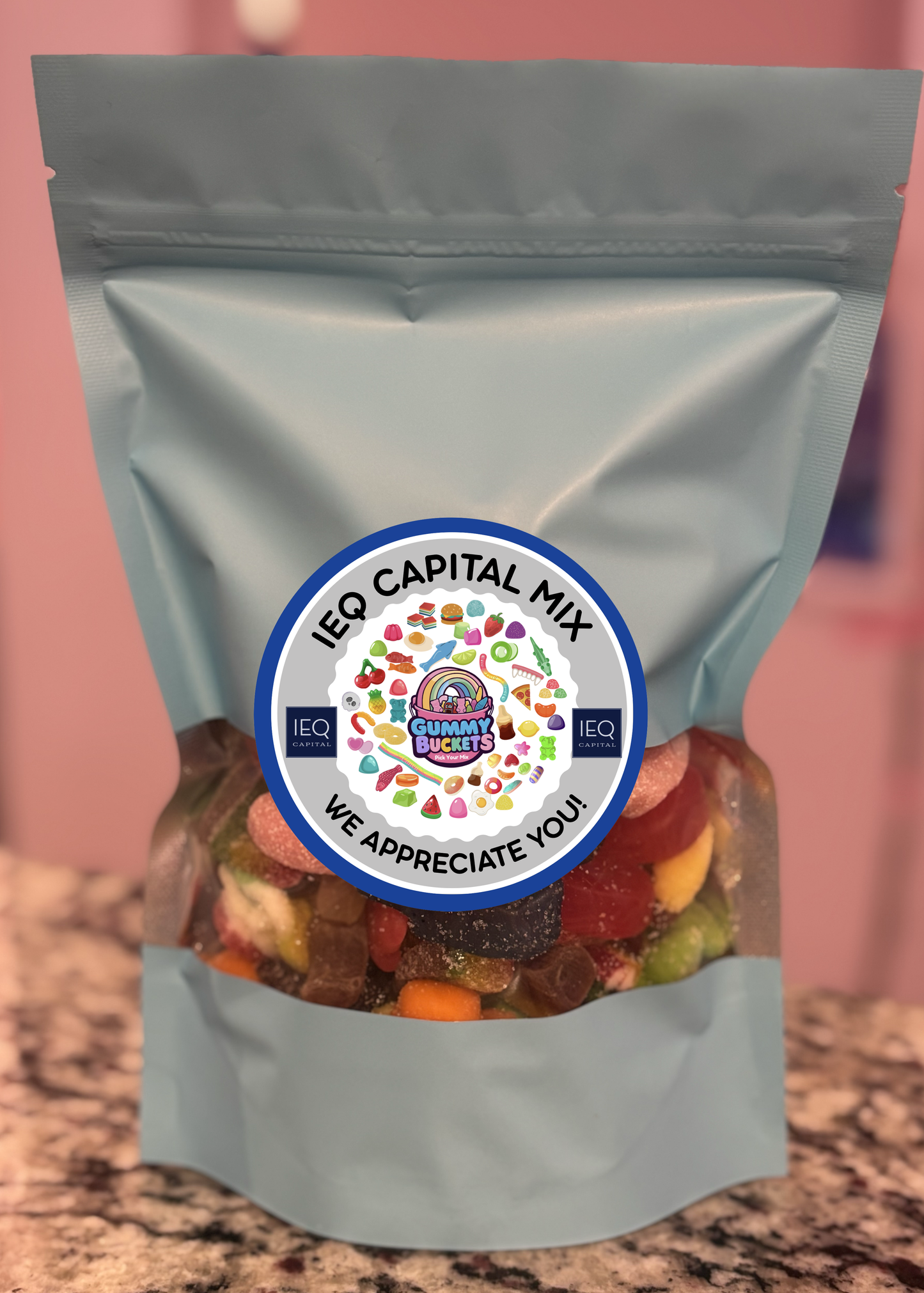 Customized 1 Pound Bag of Gummies