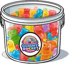 2 Pound Bucket - Pick 5 Gummy Choices
