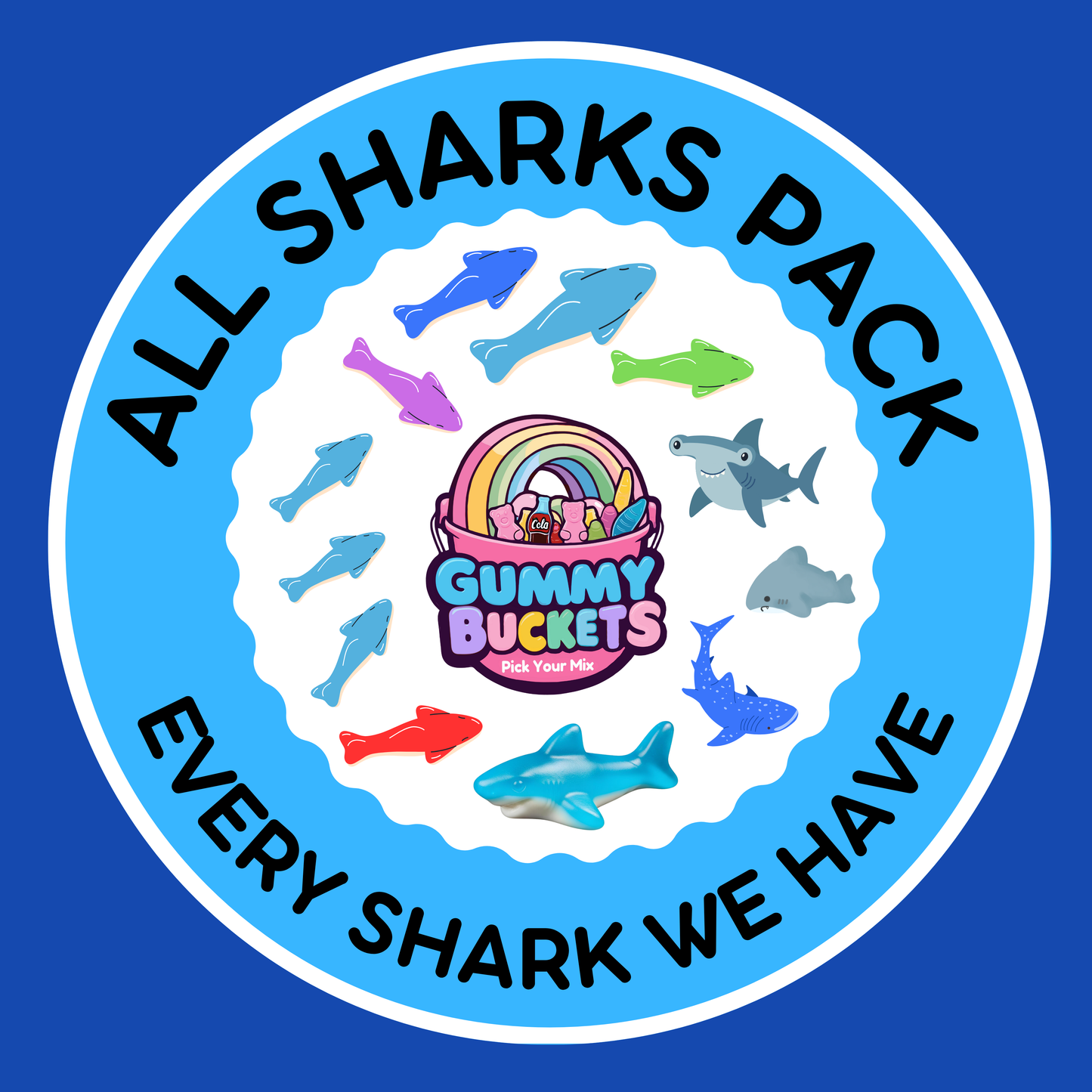 Sharks Gummy Mix (Pick Size)