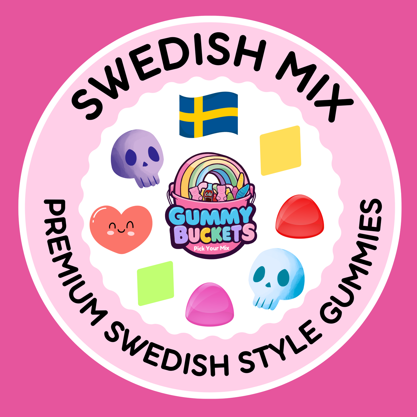 1 Pound SWEDISH Bag - Pick up to 3 Choices