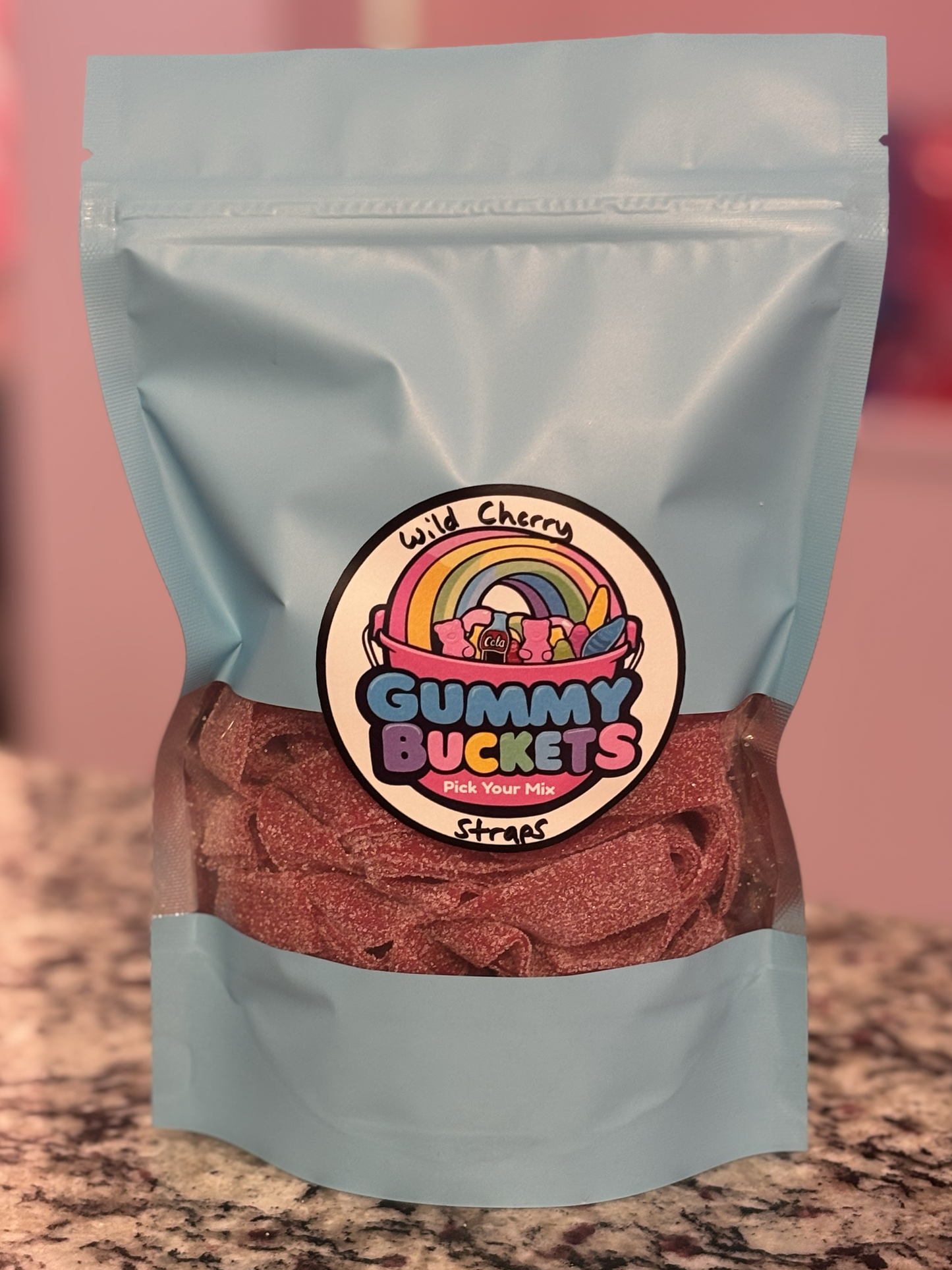 1 Pound Bag of Wild Cherry Straps