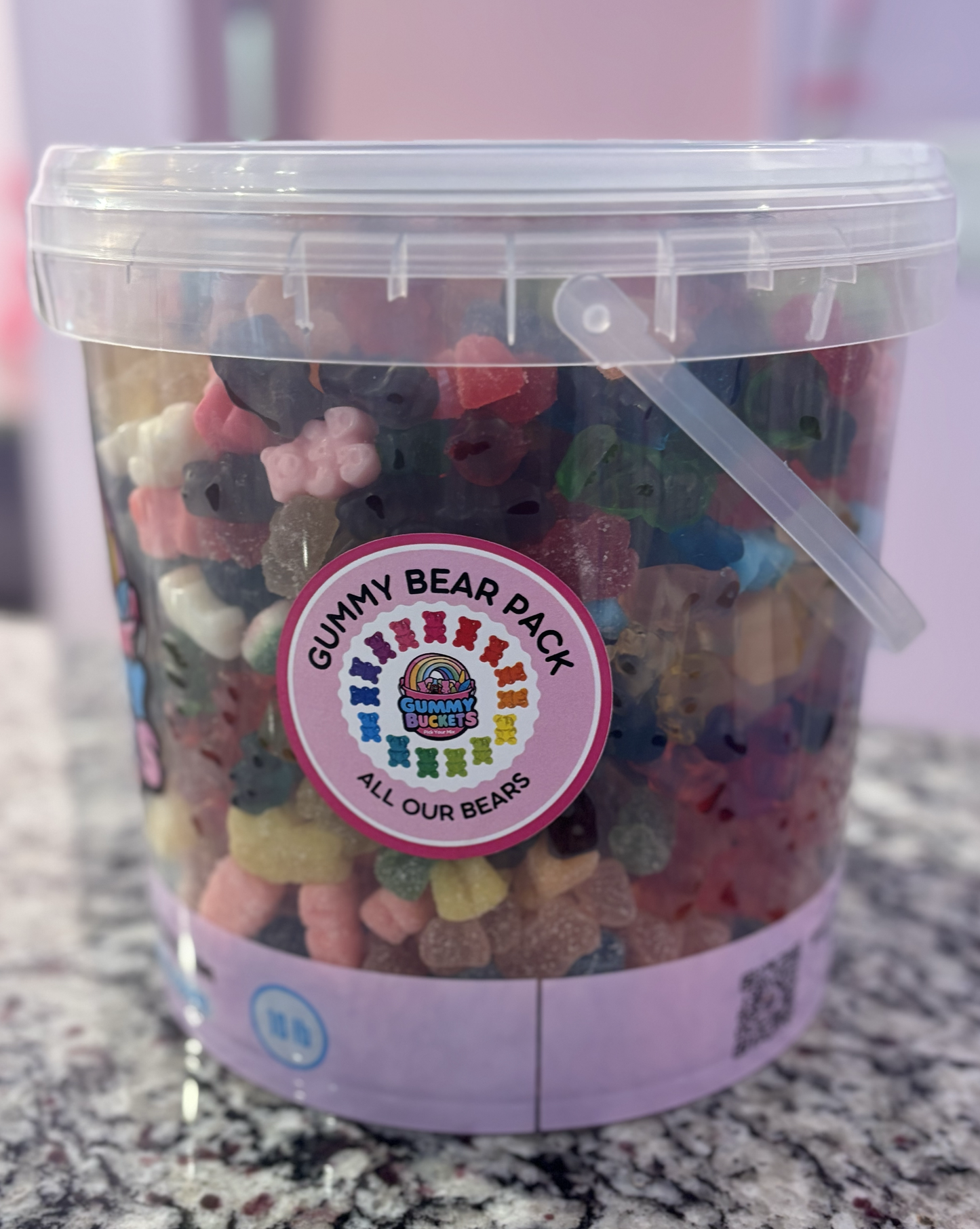10 Pound Bucket of Gummy Bear Candy from Gummy Buckets