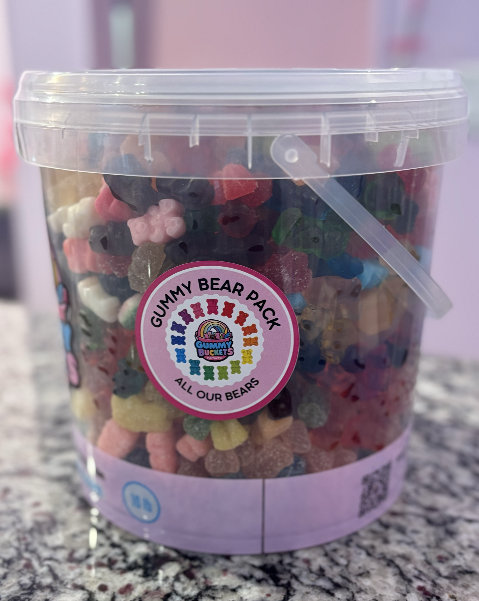 10 Pound Bucket of Gummy Bear Candy from Gummy Buckets