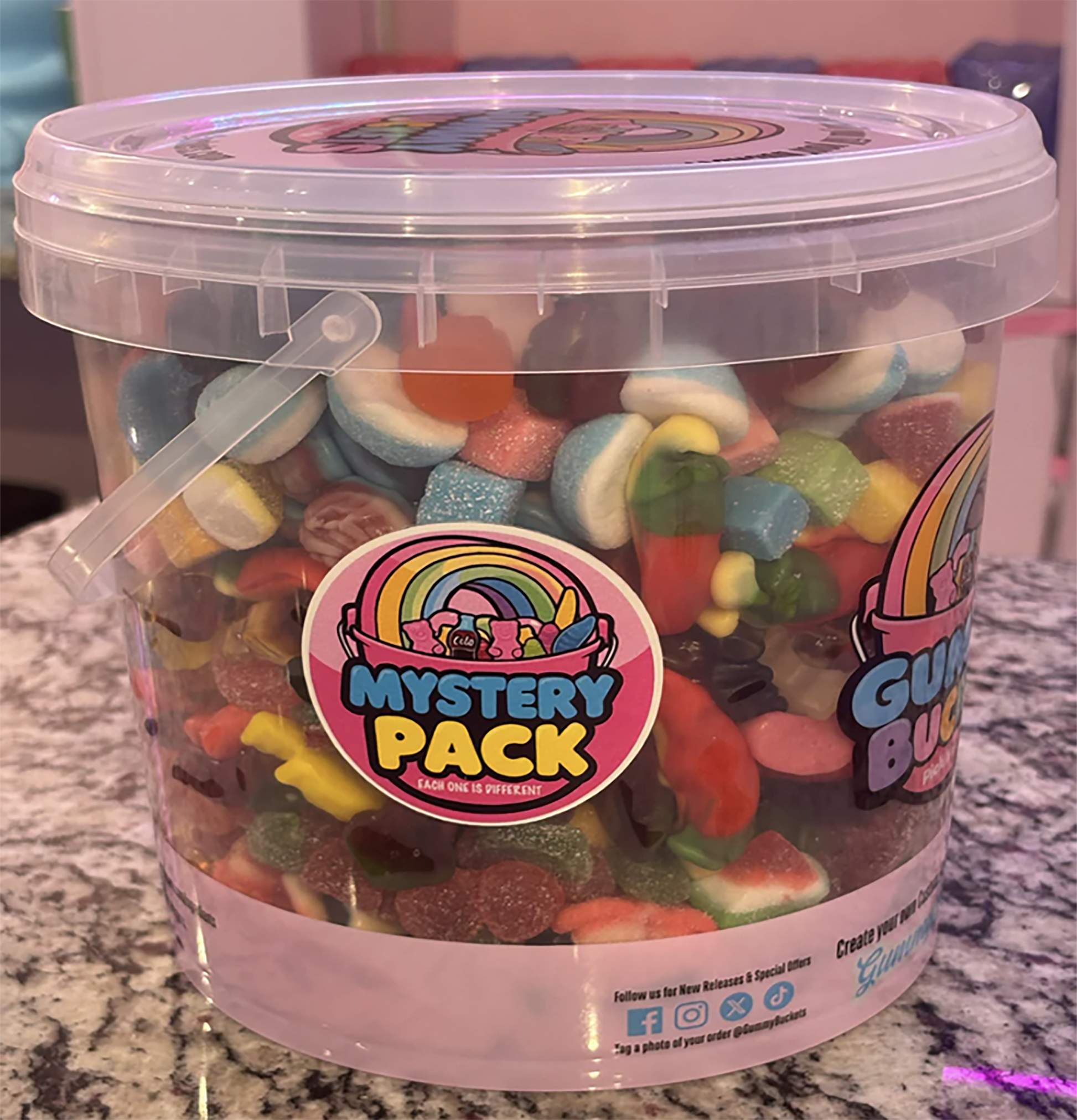 10 Pound Bucket of Gummy Candy