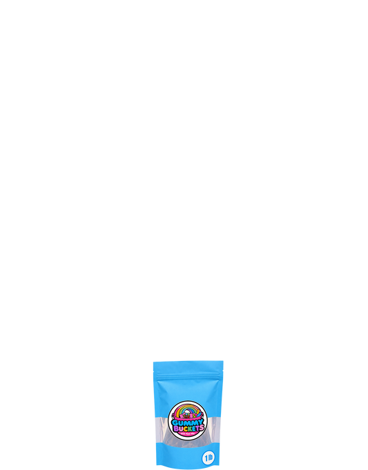 A light blue stand-up pouch package for bubble mix, shown against a plain white background. The front label features a colorful circular logo with the text 'Bubble Bubbles' and a small blue circle containing the number '18'.