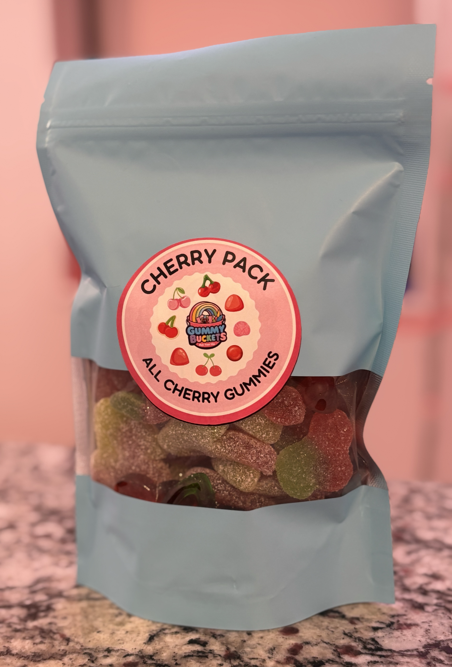 1 Pound Pack of Cherry Gummies