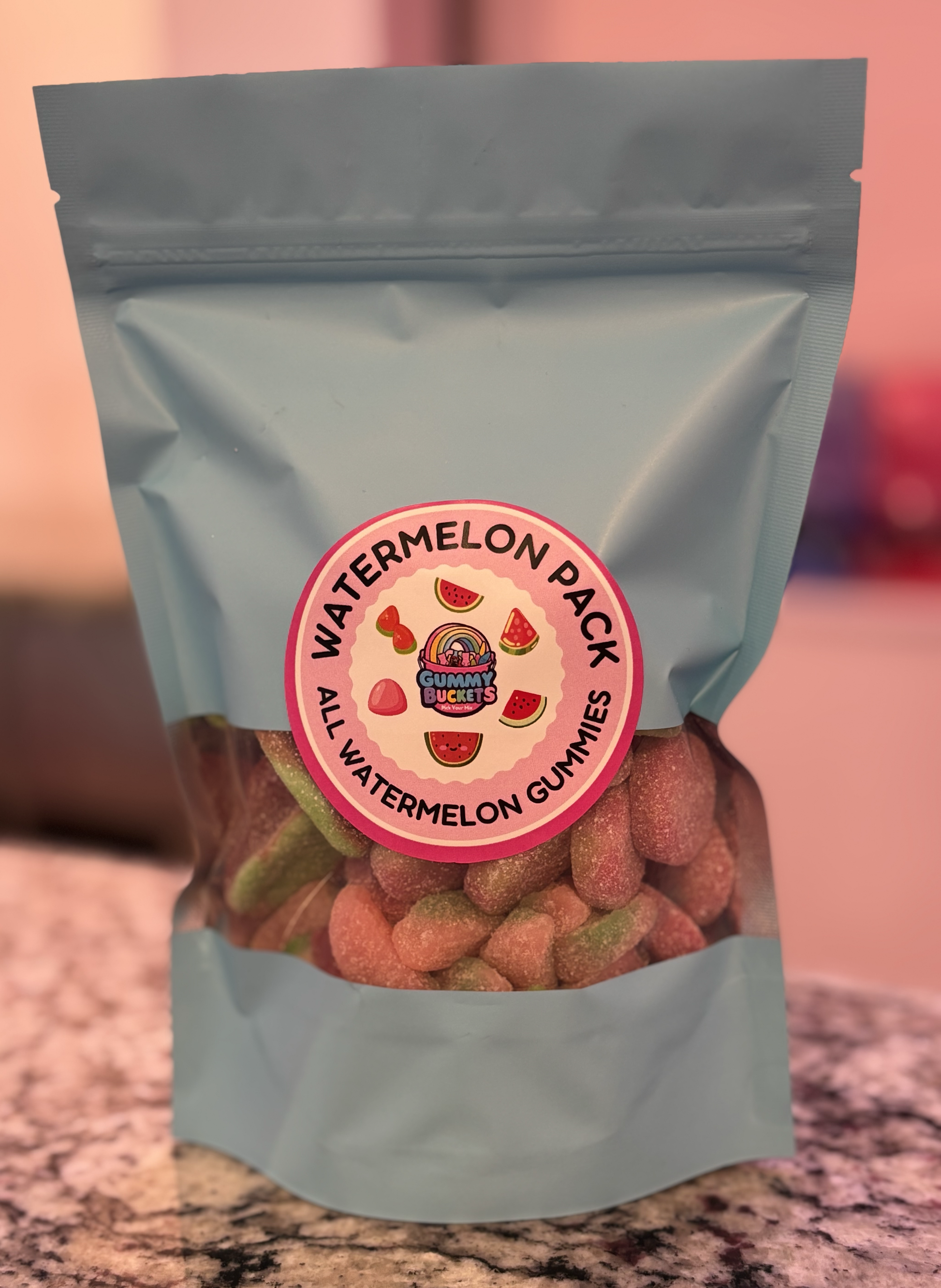 1 Pound Pack of Watermelon Gummies