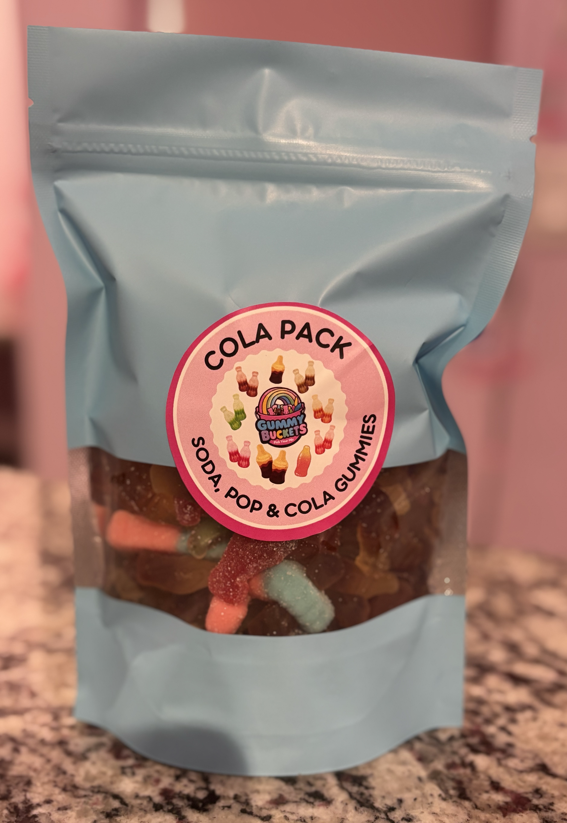 1 Pound Package of Cola Gummy Candy from Gummy 