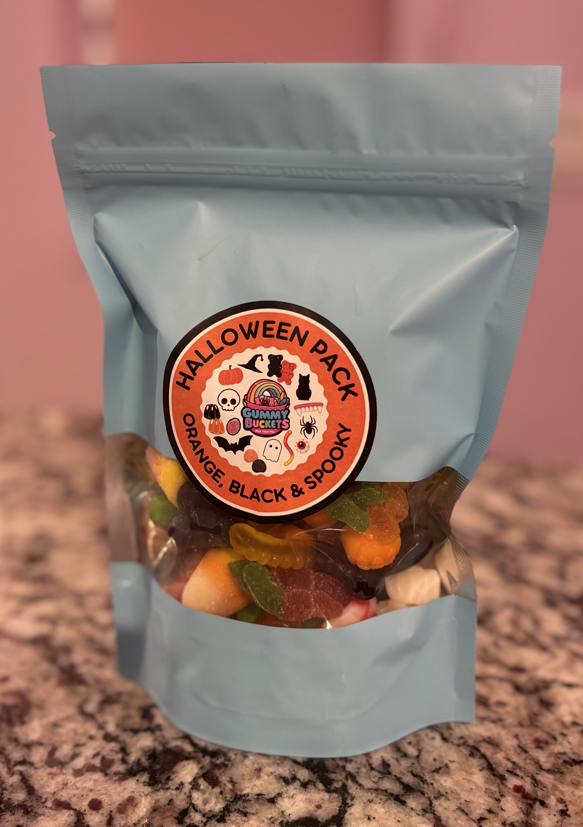 1 Pound Package of Halloween Gummy Candy from Gummy Buckets