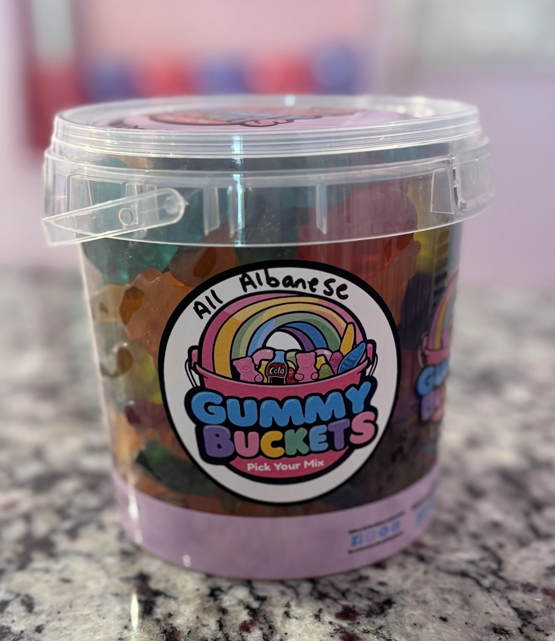 2 Pound Bucket of Albanese Gummy Candy from Gummy Buckets