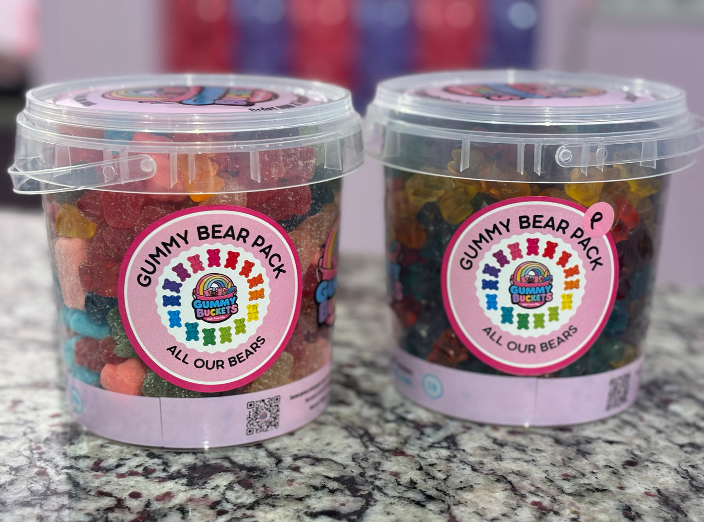 2 Pound Bucket of Gummy Bear Candy from Gummy Buckets