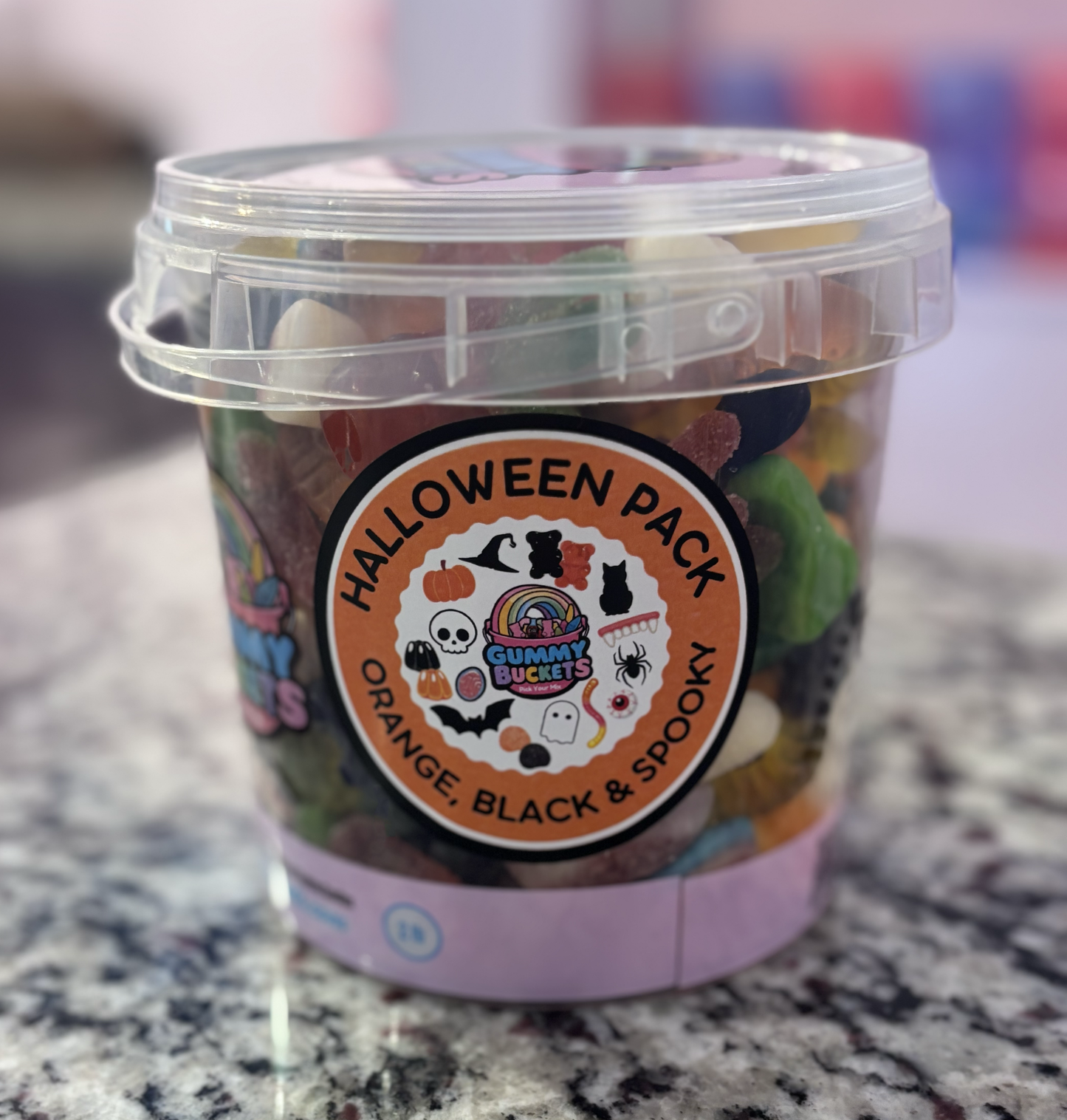 2 Pound Bucket of Halloween Gummy Candy from Gummy Buckets