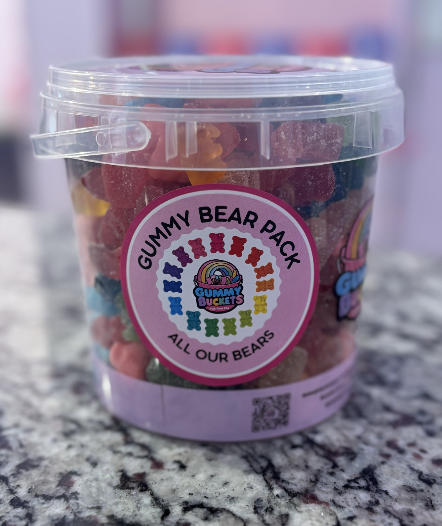 2 Pound Bucket of Gummy Bear Candy from Gummy Buckets