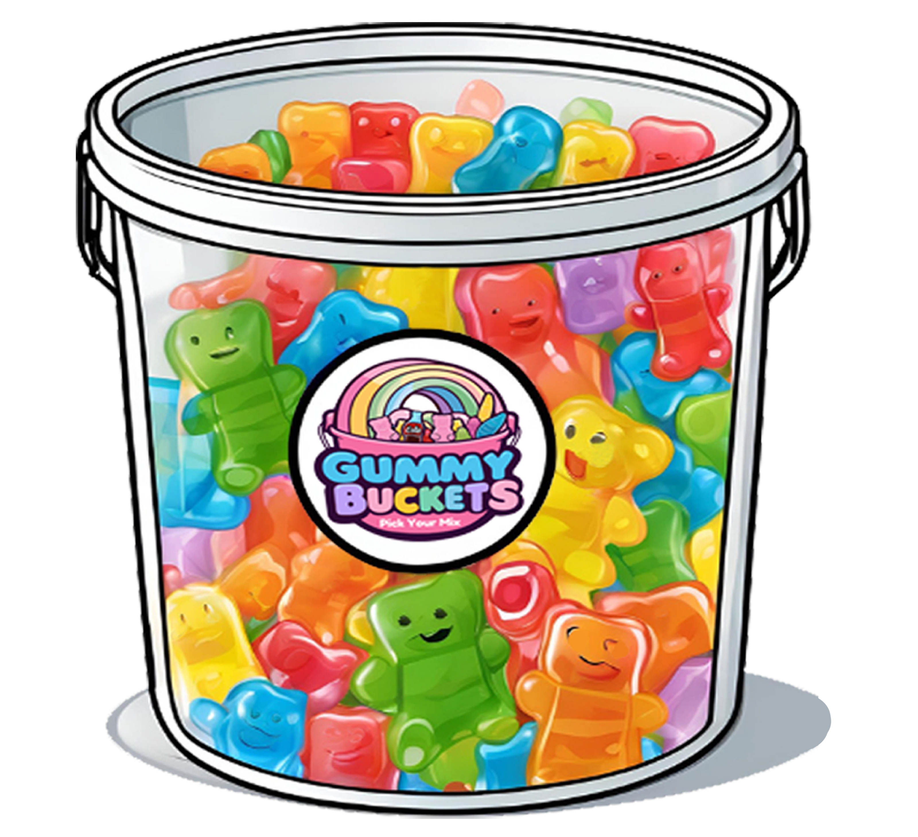 35 Pound Bucket of Pick Your Own Gummy Candy.  