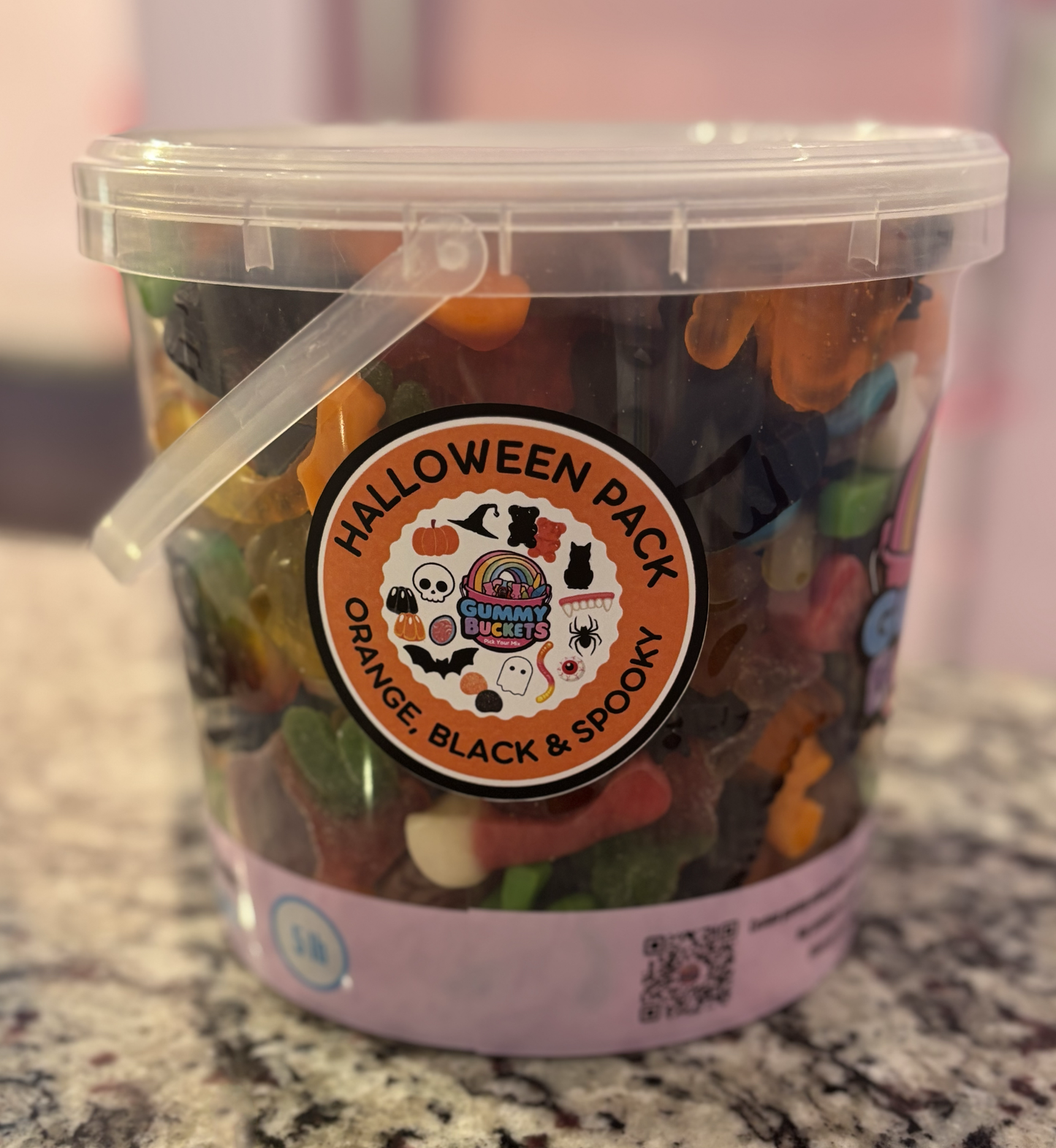 5 Pound Bucket of Halloween Gummy Candy from Gummy Buckets