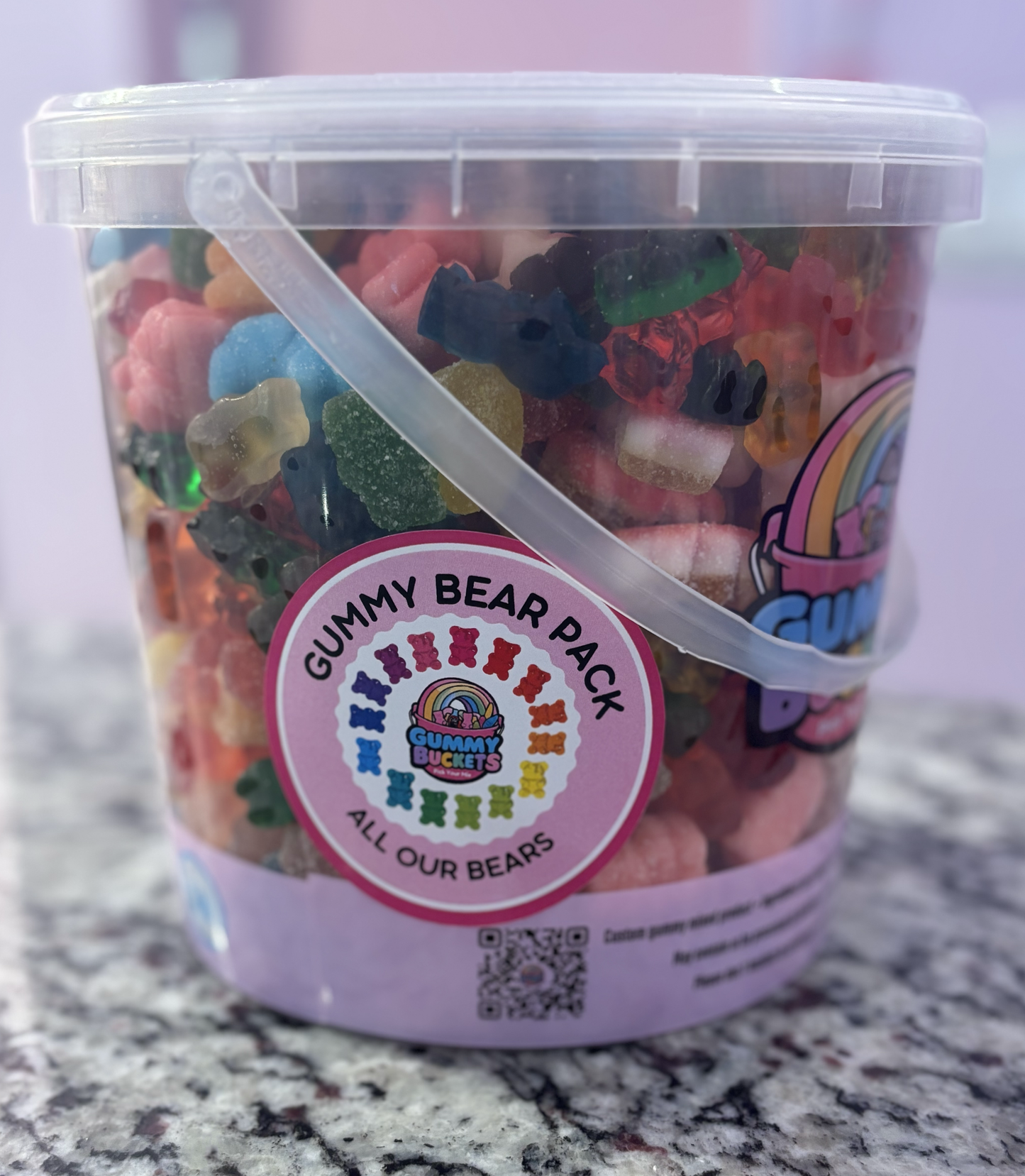 5 Pound Bucket of Gummy Bear Candy from Gummy Buckets
