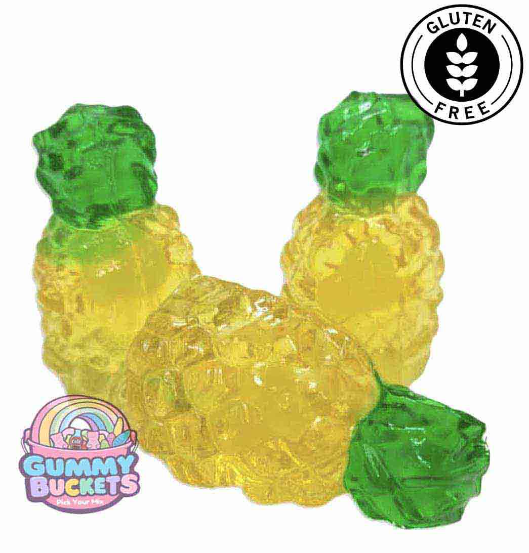 Amos 4D Fruit Gummy JuicyBurst Pineapple (3 oz scoop)