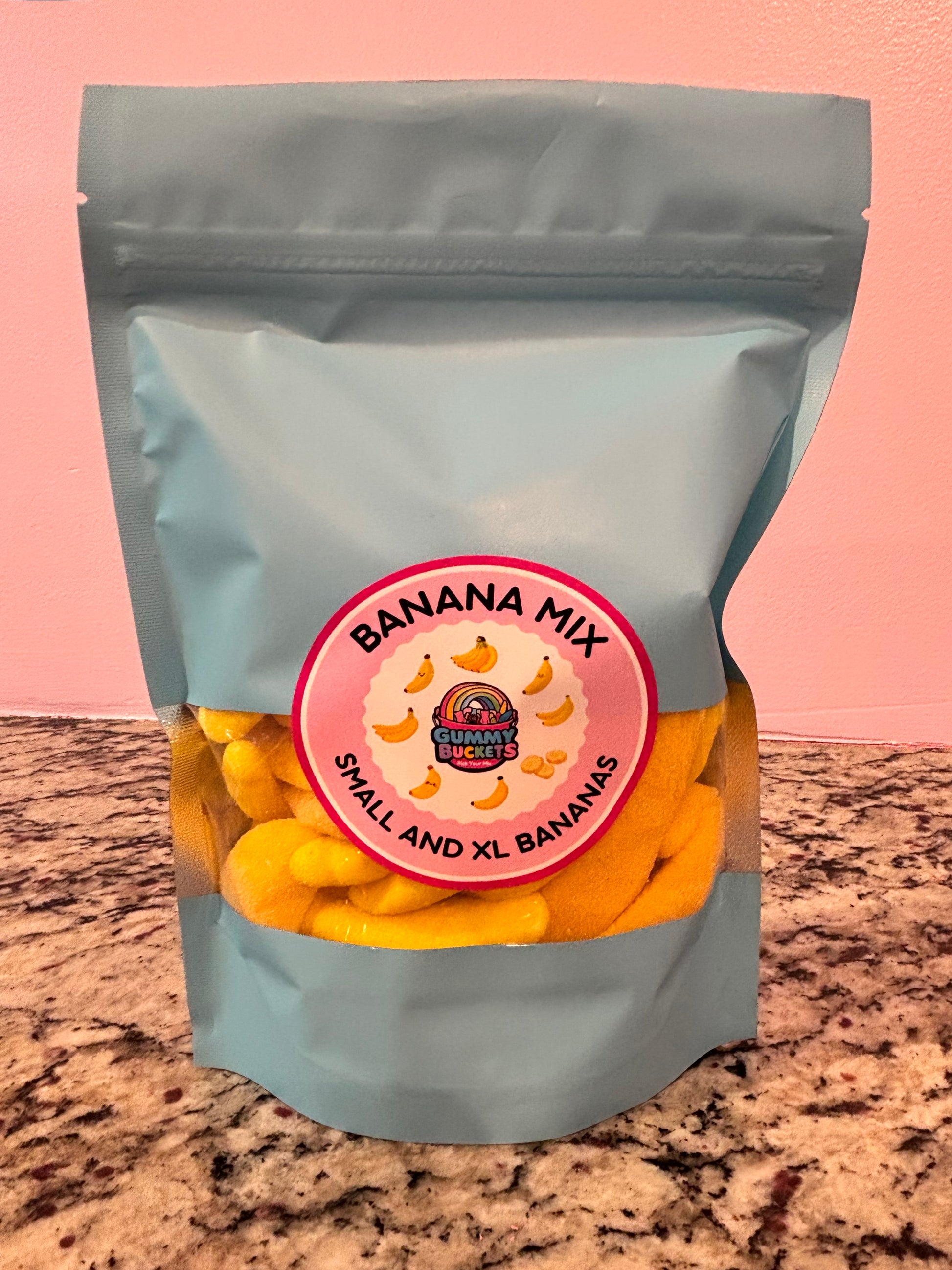 1 Pound Bag of Banana Gummies