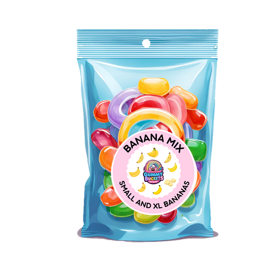 1 Pound Bag of Banana Gummy