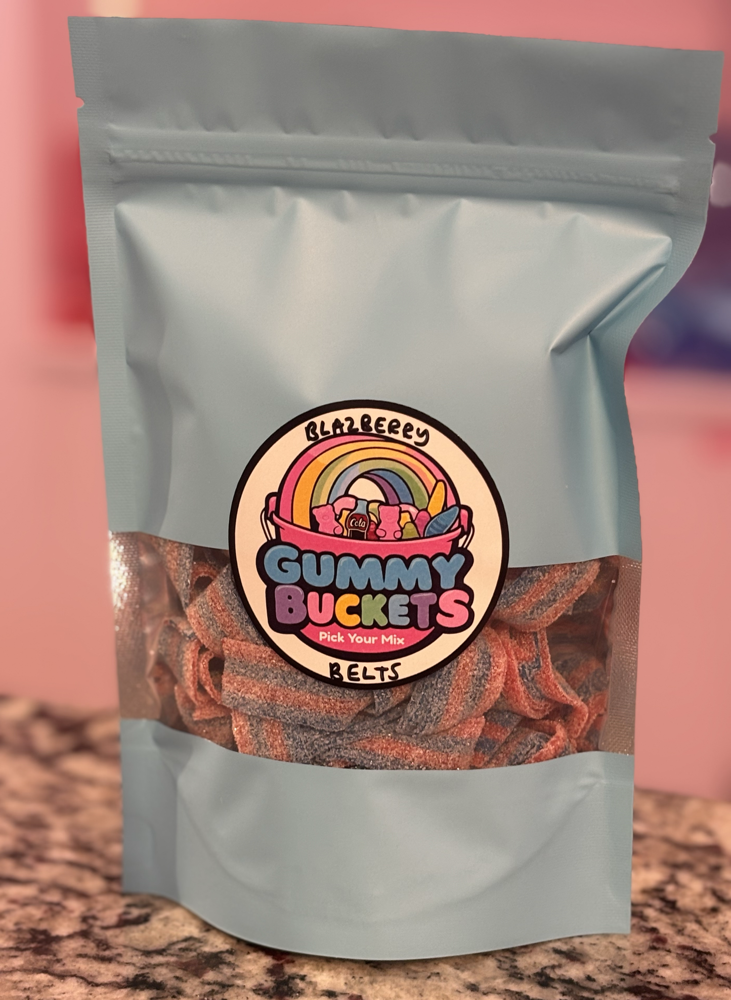 1 Pound Bag of Blazberry Straps