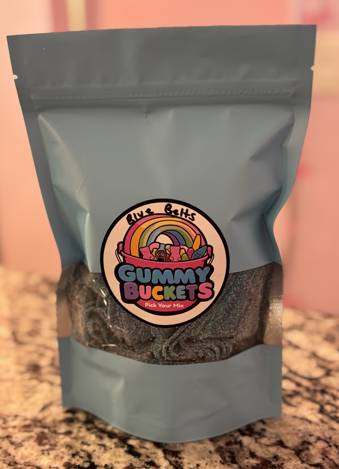 1 Pound Bag of Blue Straps