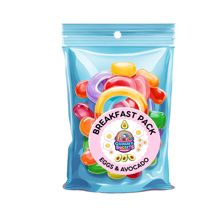 Cartoon Breakfast Gummies