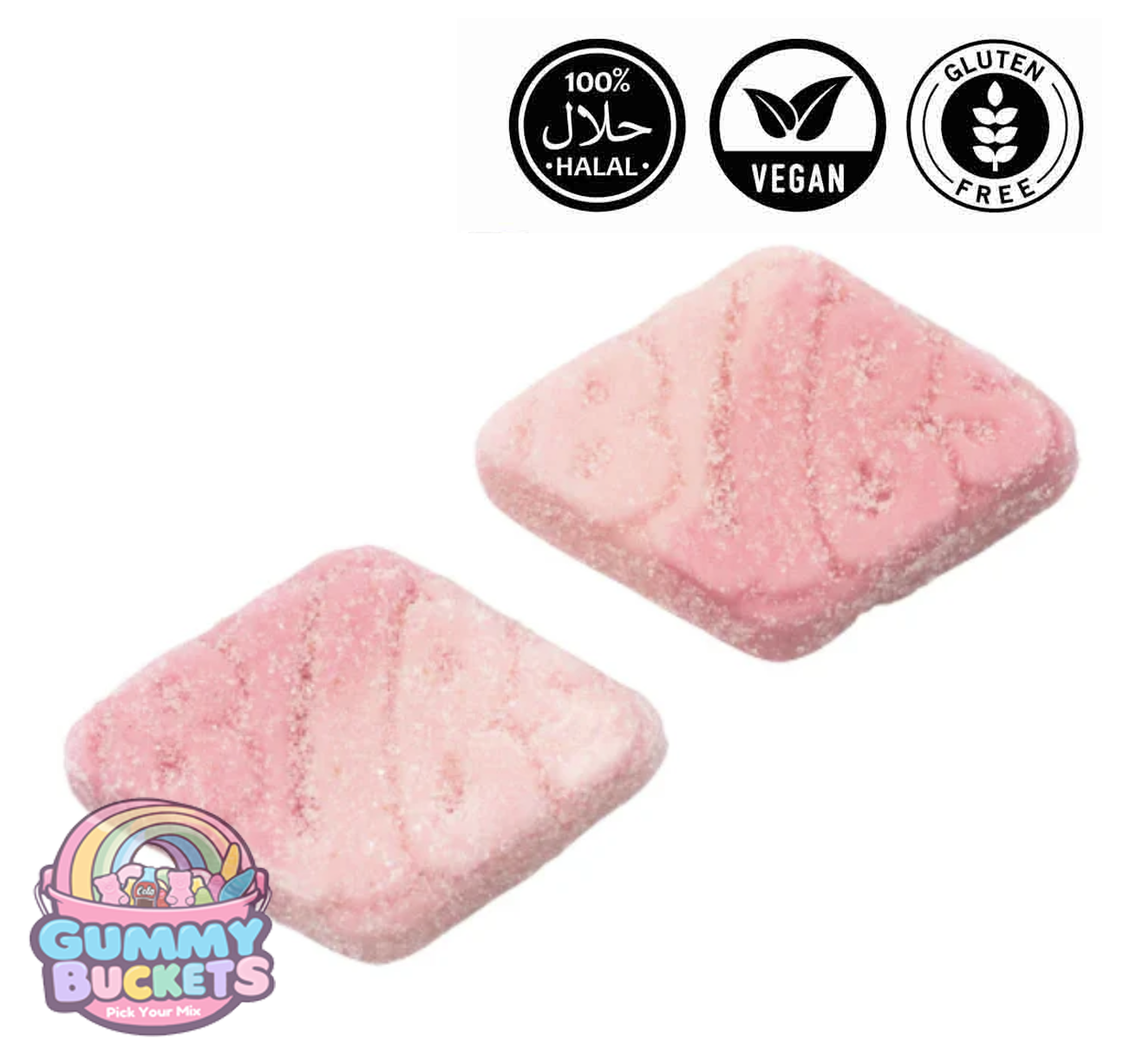 Bubs Lemon Raspberry Diamonds (about 3 oz)