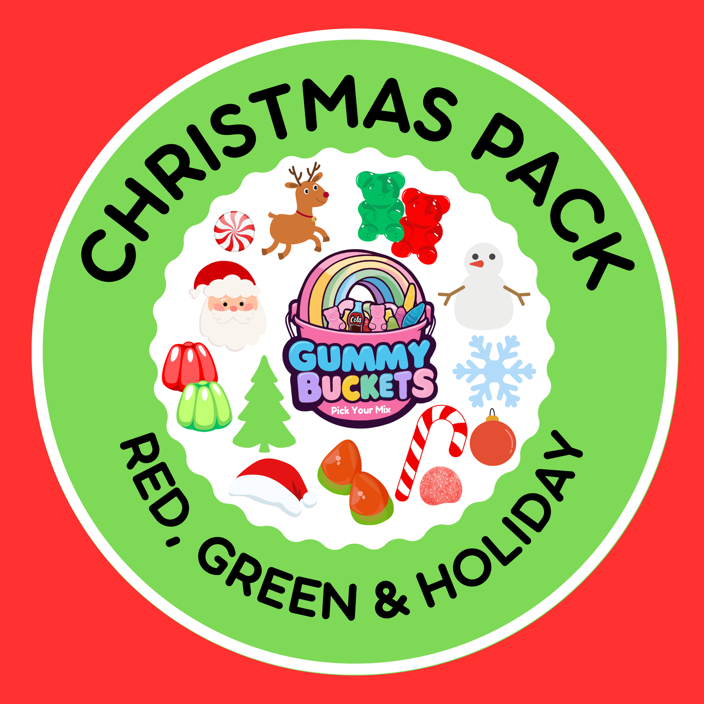 Christmas Gummy Mix (Pick Size)