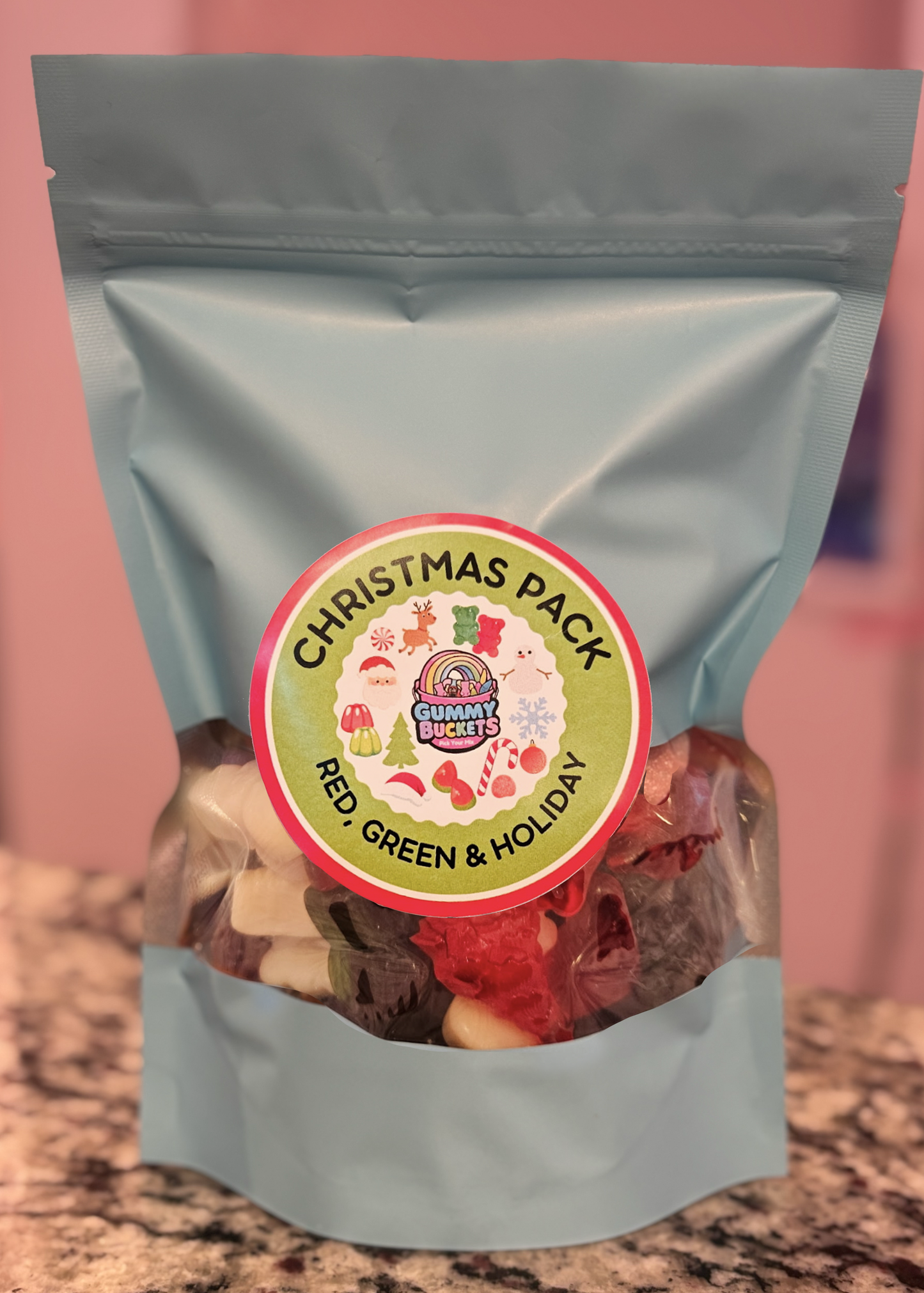 1 Pound Bag of Christmas Gummies