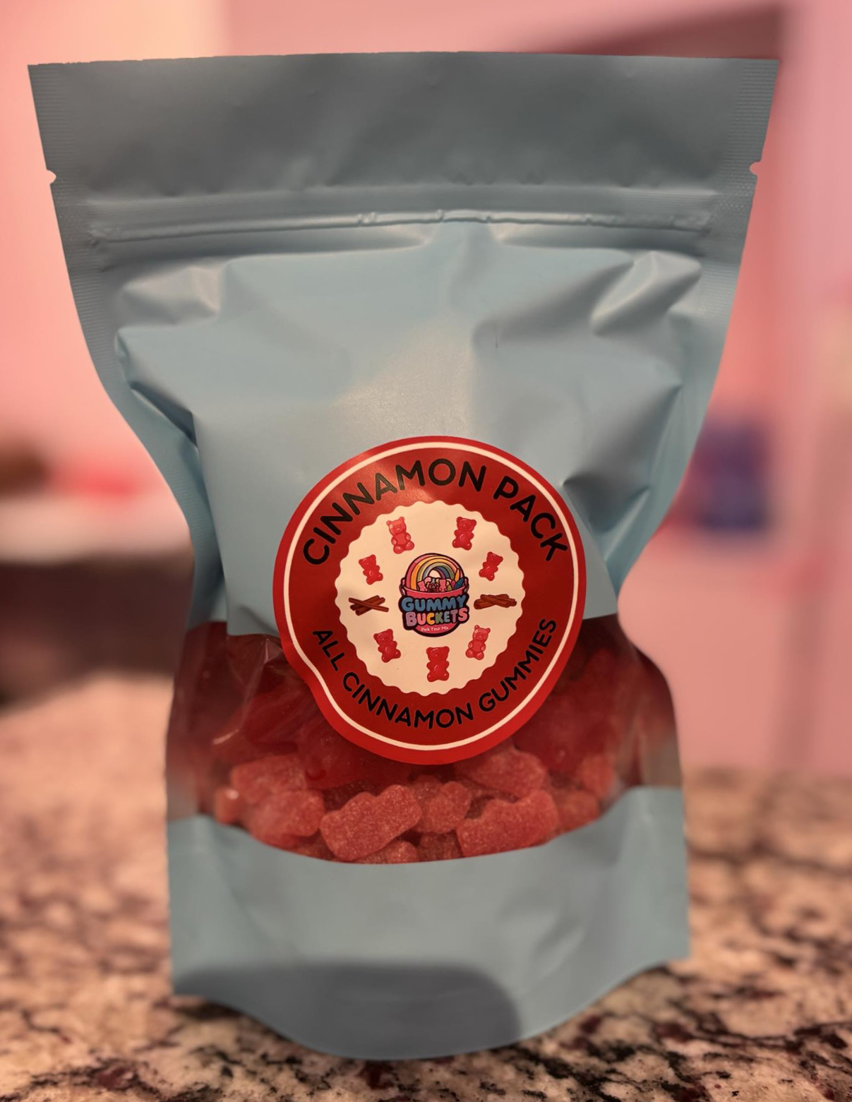 1 Pound Bag of Cinnamon Gummies