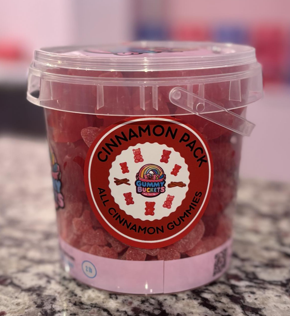 2 Pound Bucket of Cinnamon gummies