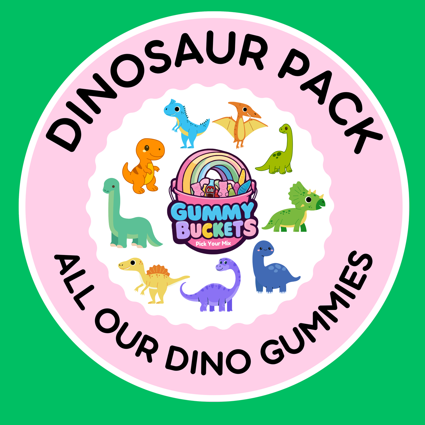 Dinosaur Gummy Mix (Pick Size)