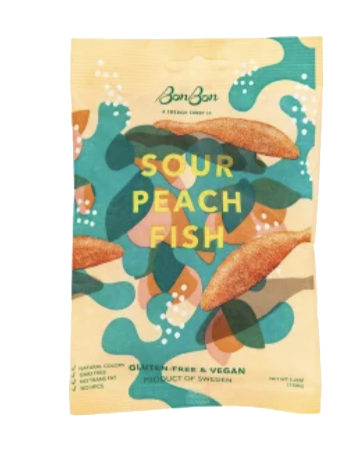 BonBon Sour Peach Fish Dye Free