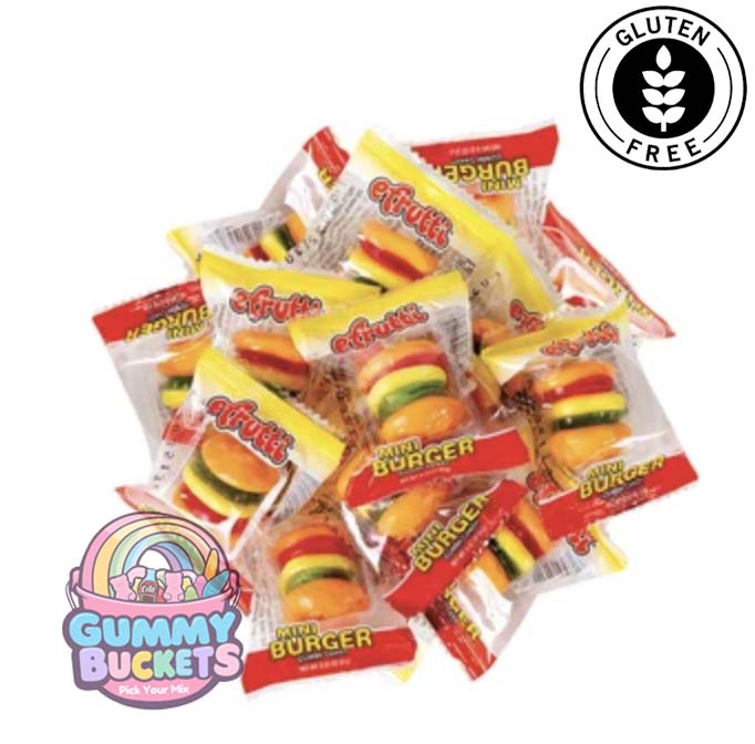 Efruitti Gummy Burgers Mini (about 3 oz)