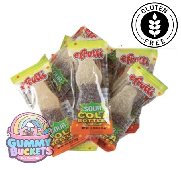 Efruitti Gummy Sour Cola Bottles (about 2 oz)