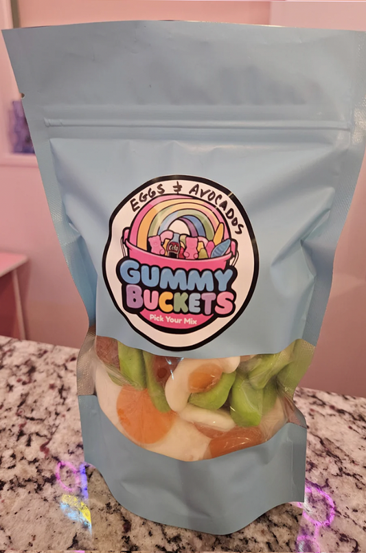 1 Pound Bag of Egg and Avocado Gummies