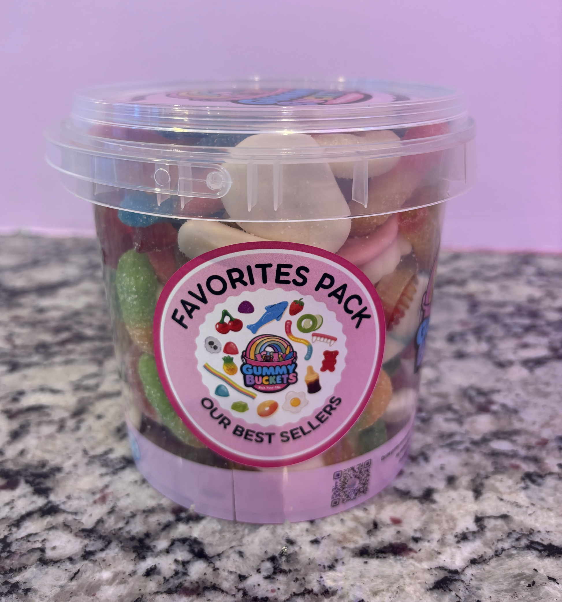 2 Pound Bucket of Favorites Gummies