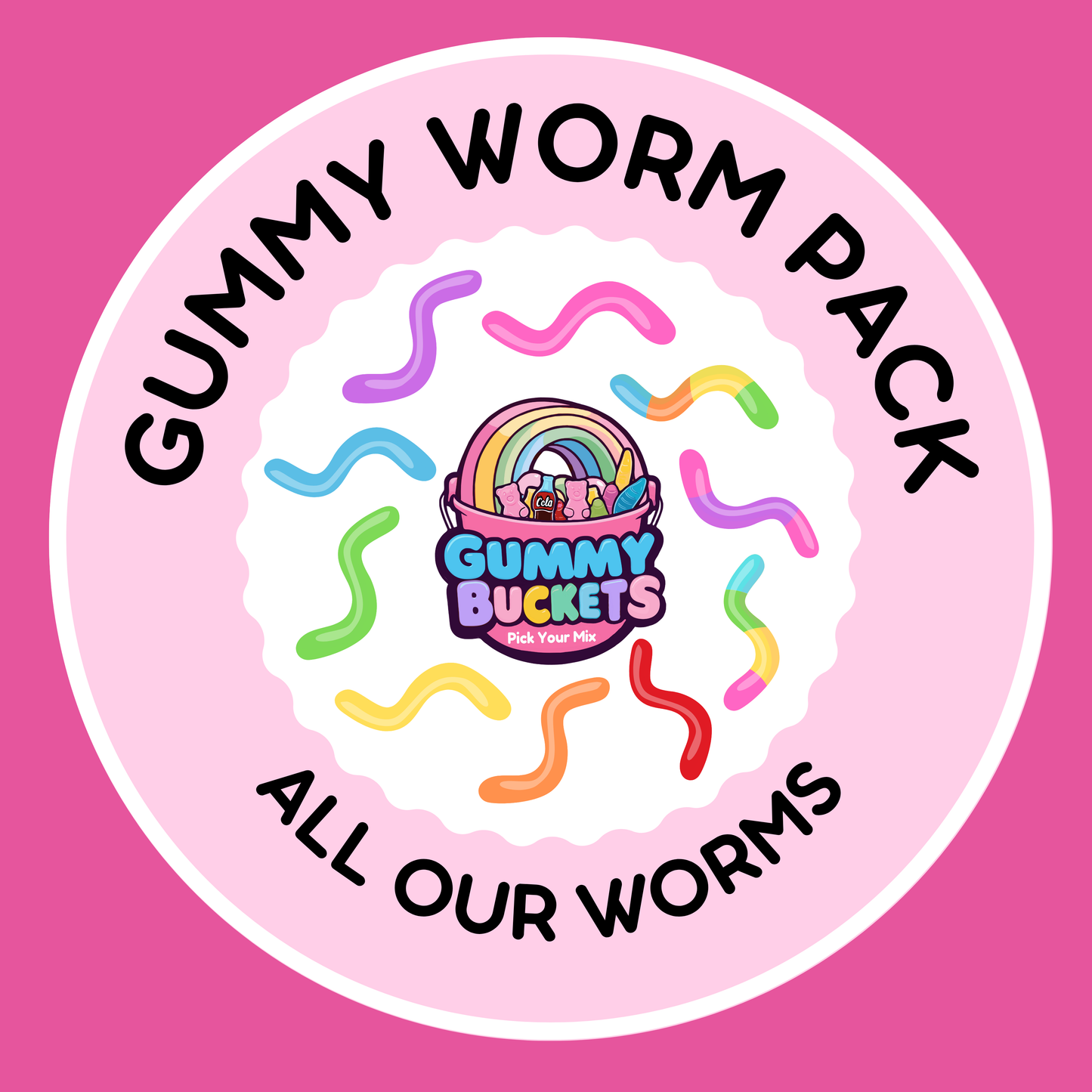All Gummy Worm Mix (Pick Size)