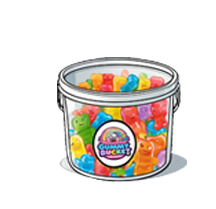 2 Pound Bucket of Pick Your Own Gummy Candy.  