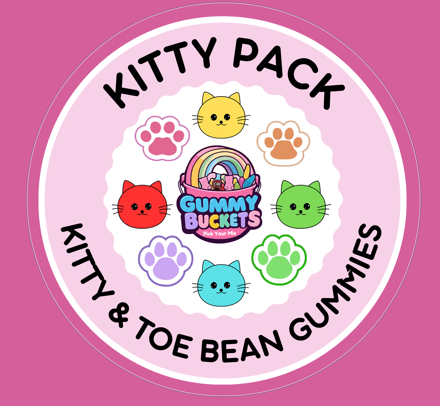 Kitty Pack Sticker