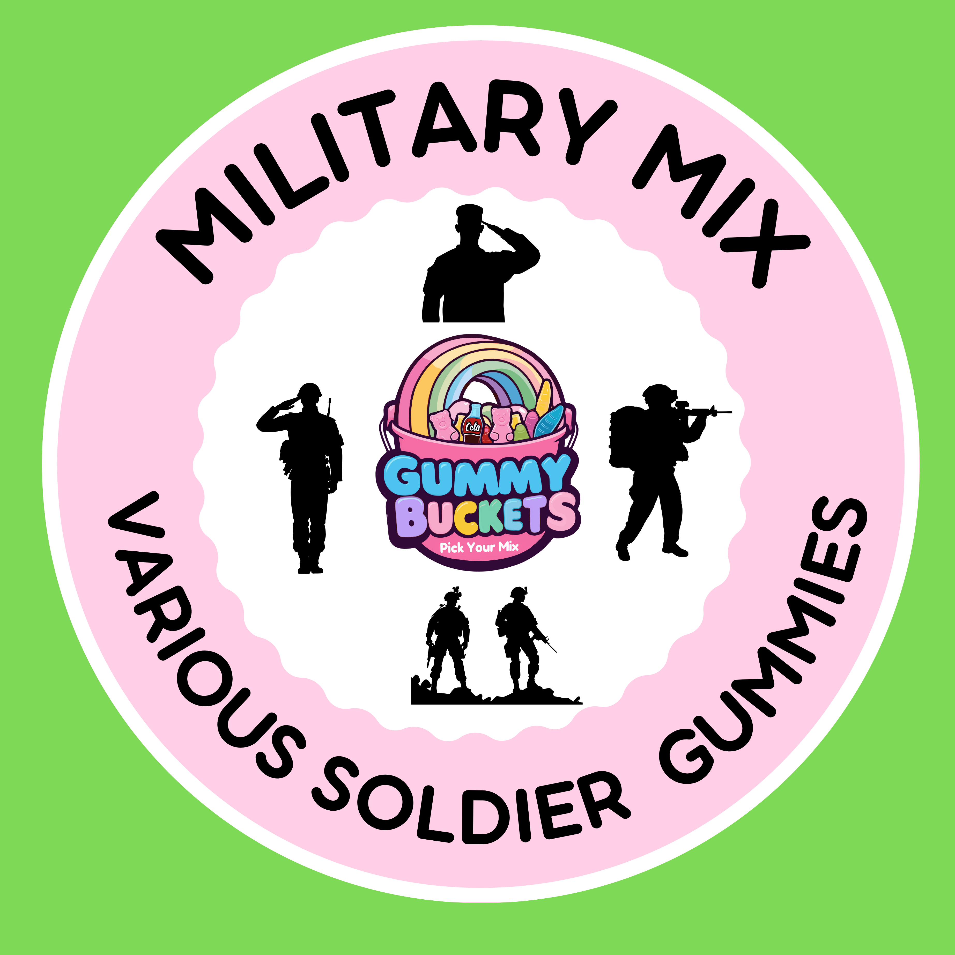 Military Gummy Mix (Pick a Size) – Gummy Buckets