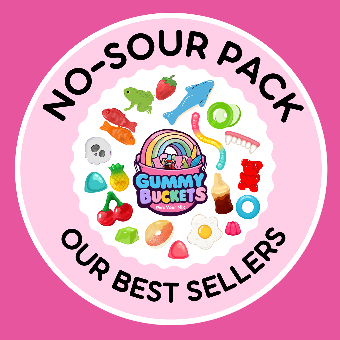 All No Sour Gummy Mix (Pick Size)