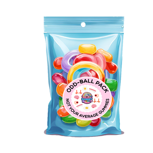 1 Pound Bag of Odd Ball Gummies