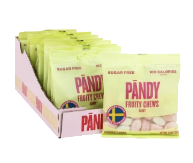 PANDY fruit chews candy packaging.