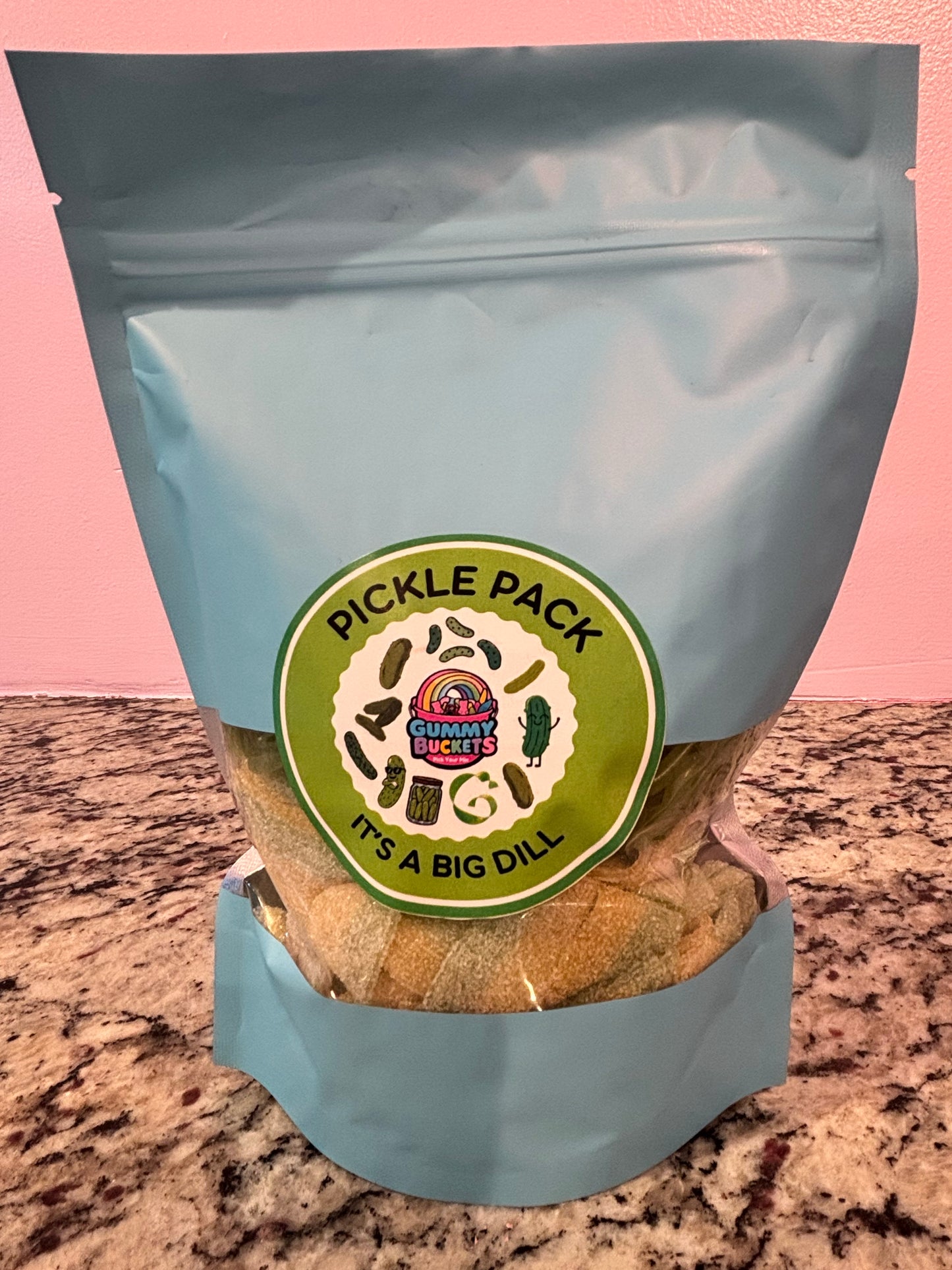 1 Pound Pack of Pickle Gummies