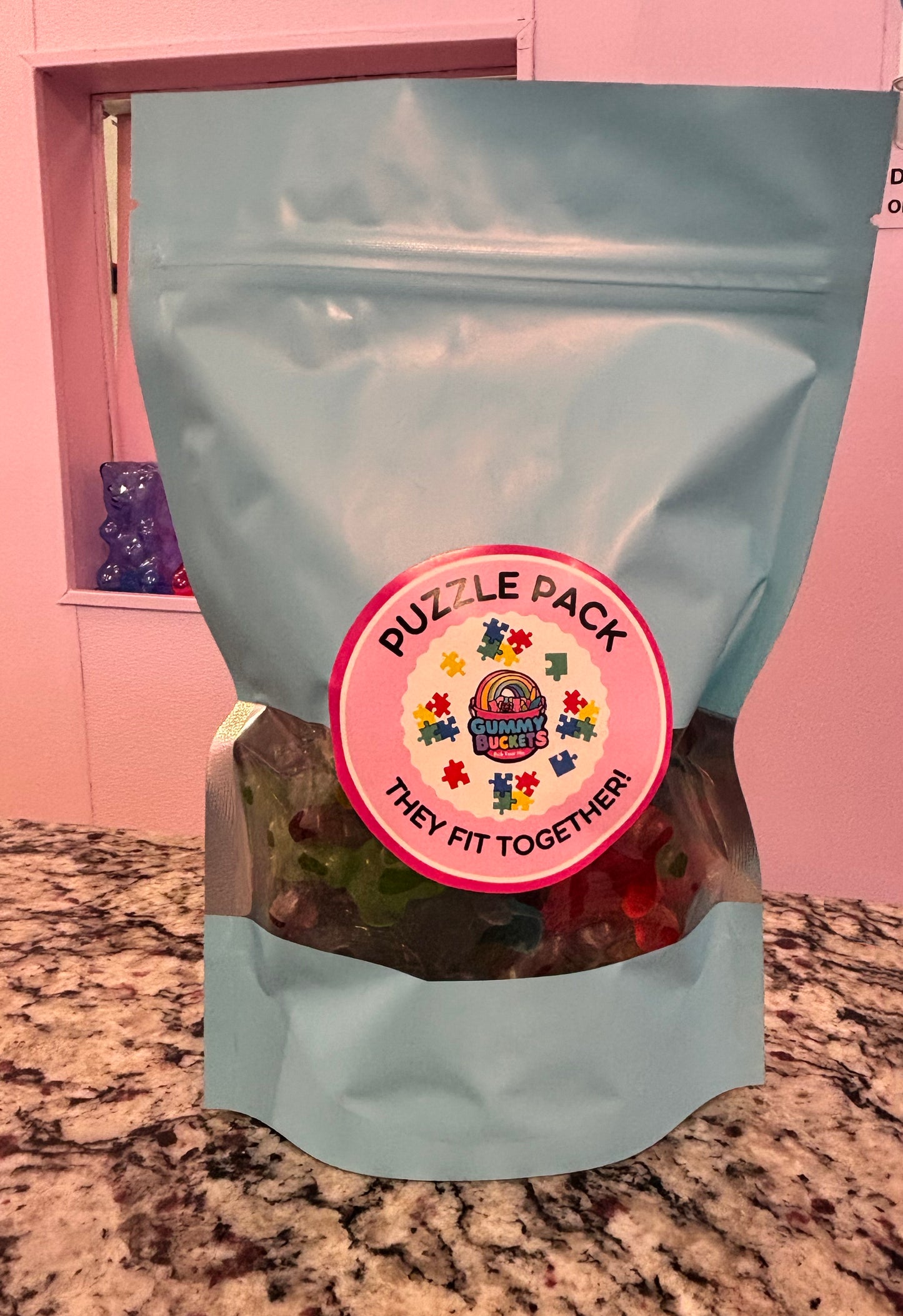 1 Pound Bag of Puzzle Gummies