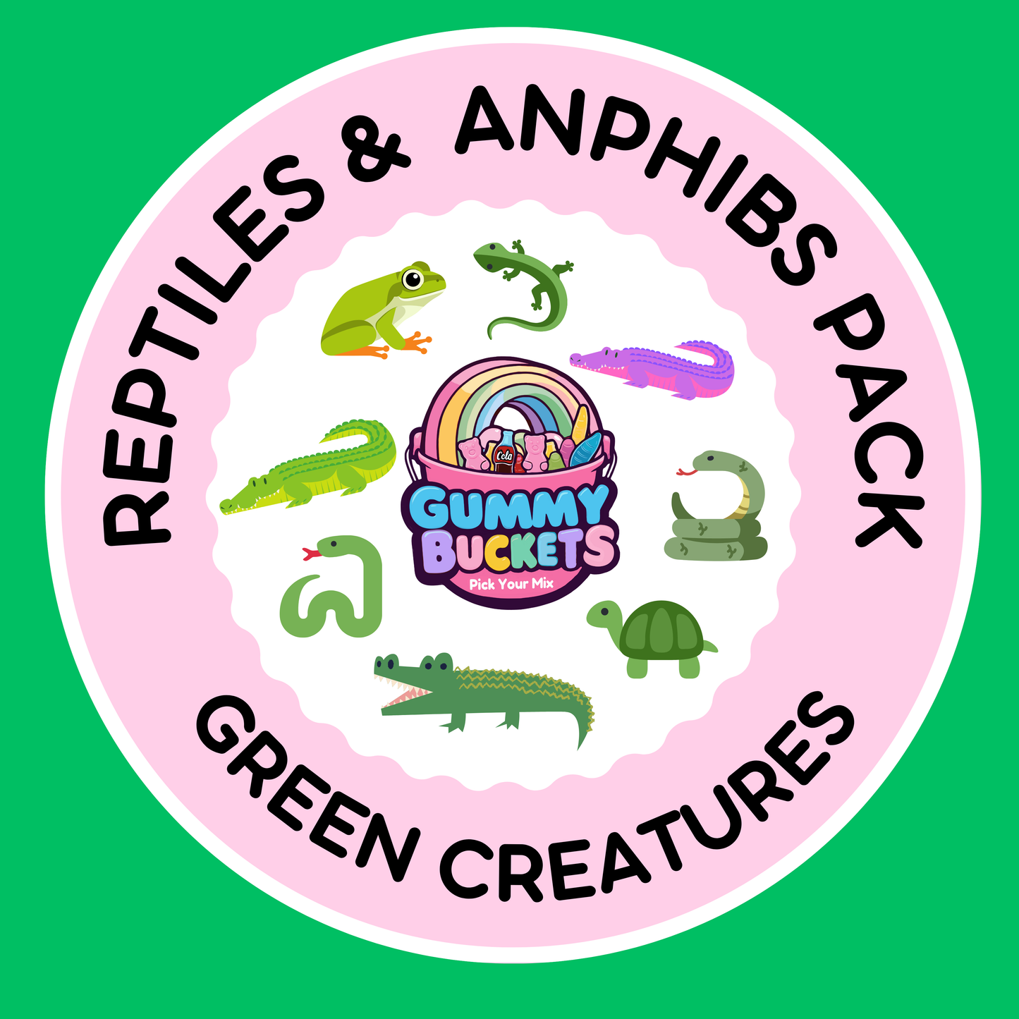 Reptile Gummy Mix (Pick a Size)