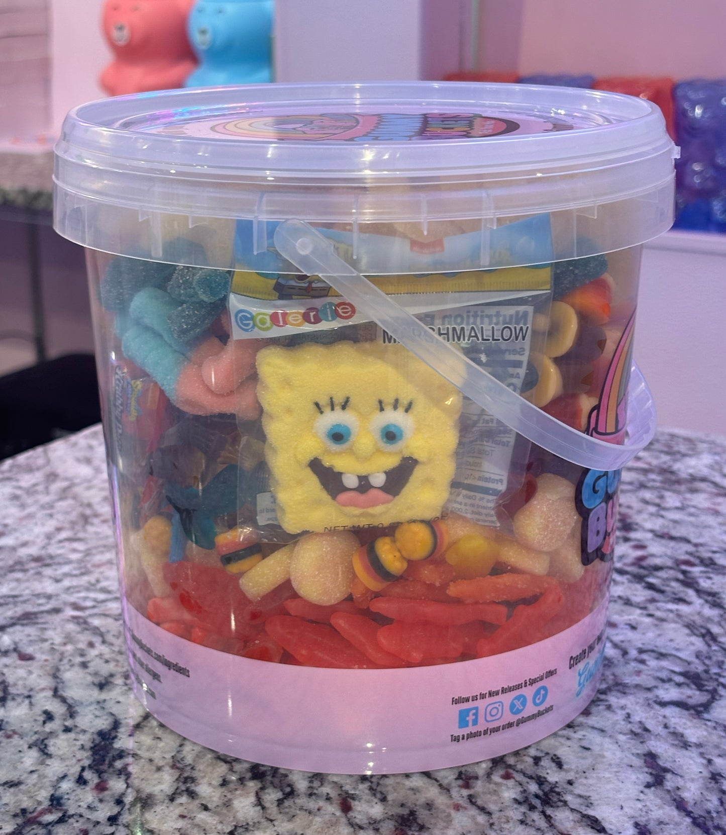 5 Pound Bucket Sponge Guy Gummies
